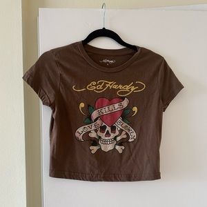 Ed Hardy crop top
